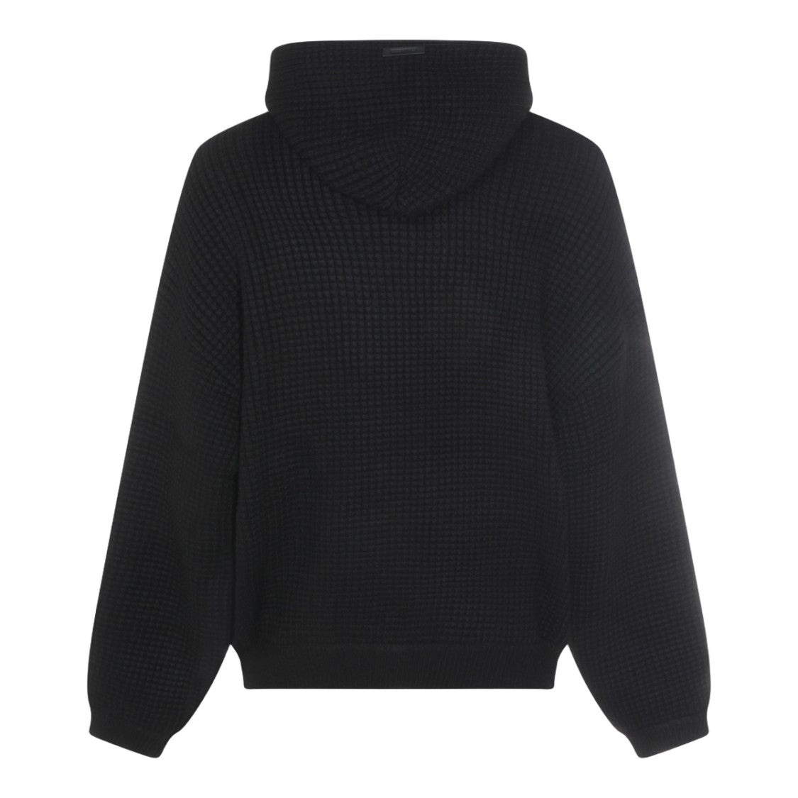 Fear Of God Textured Waffle Knit Sweater With Hood