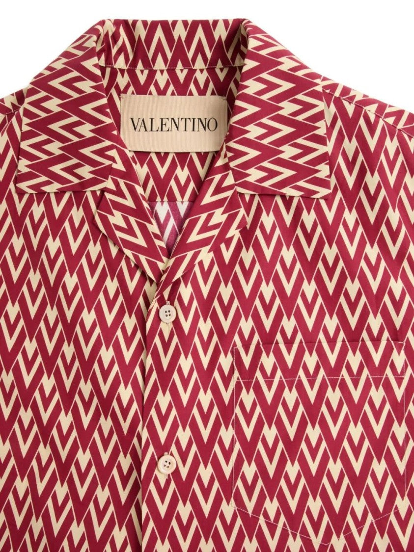 Valentino `Toute La V` Bowling Shirt