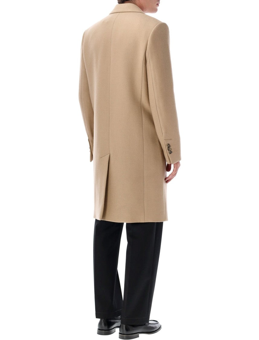 Ami Paris Tailored Double-Breasted Wide-Lapel Coat