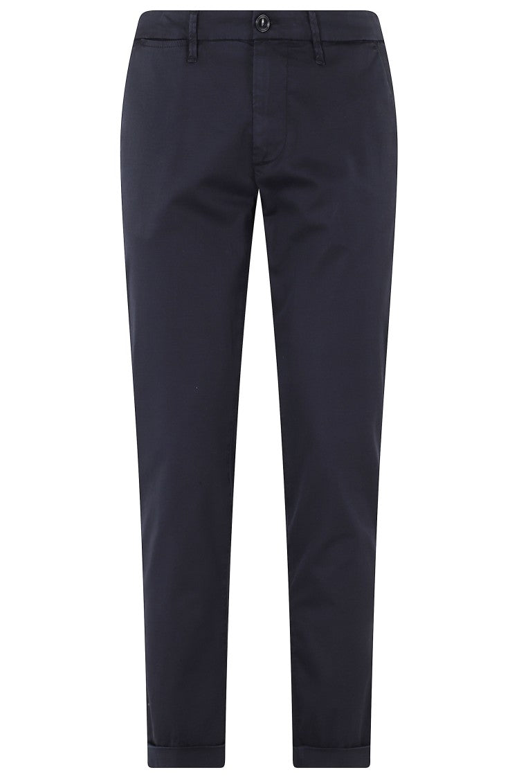 Re-Hash Cotton-Blend Darts Turn-Up Chino Pants