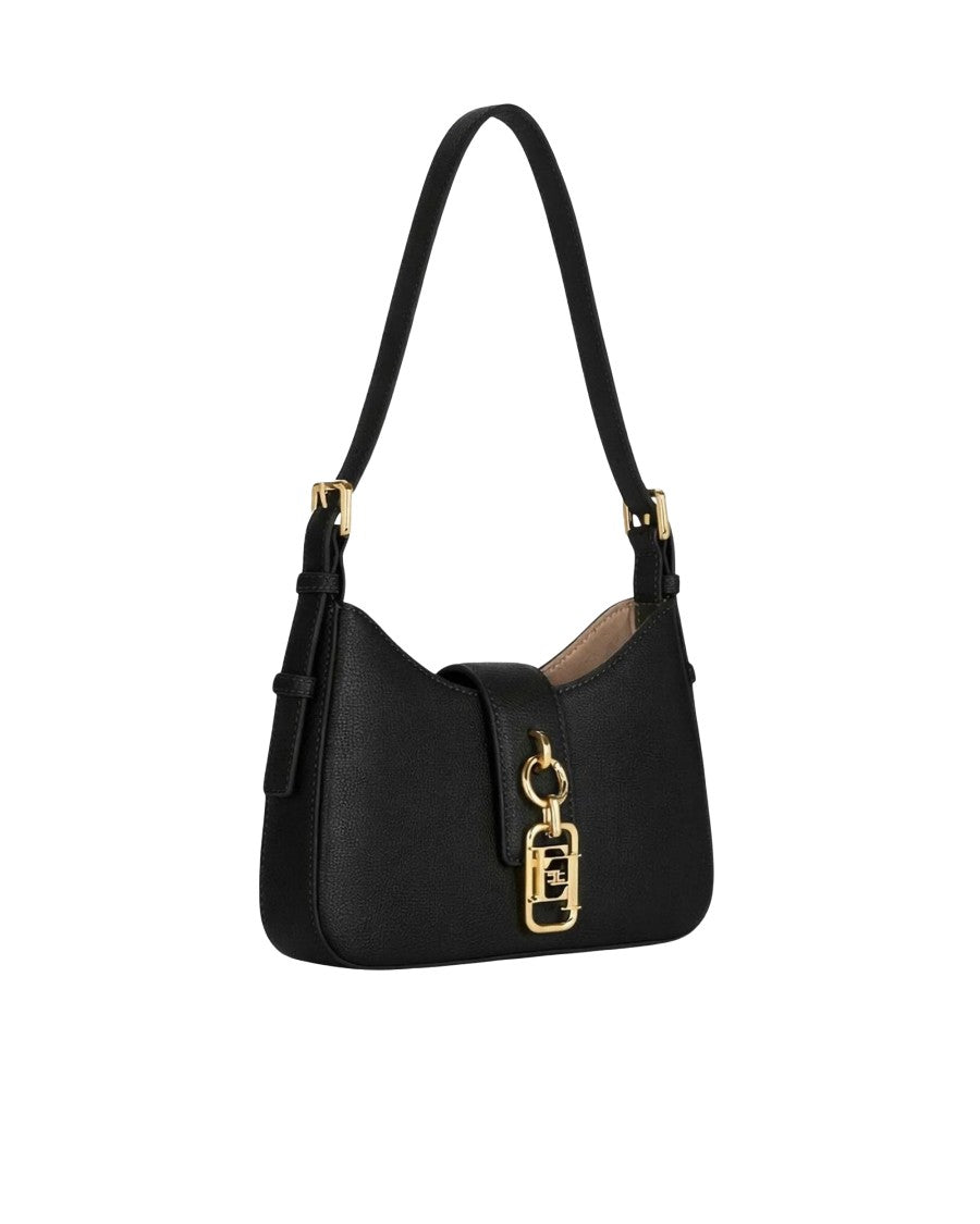 Elisabetta Franchi Black Bag With Charm
