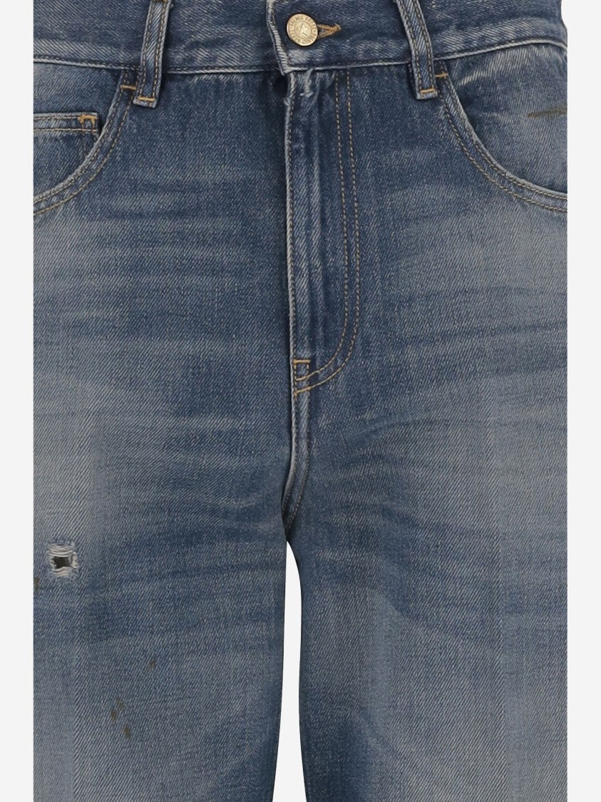 Golden Goose Relaxed Fit Cotton Denim Jeans