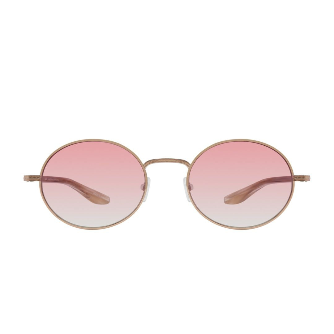 Barton Perreira Gradient Pink Anamcara Round Sunglasses
