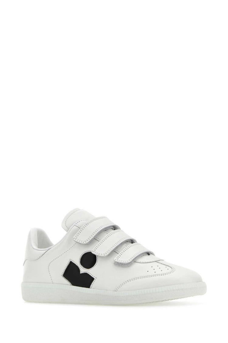 Isabel Marant Étoile White Leather Logo Classic Sn Sneakers