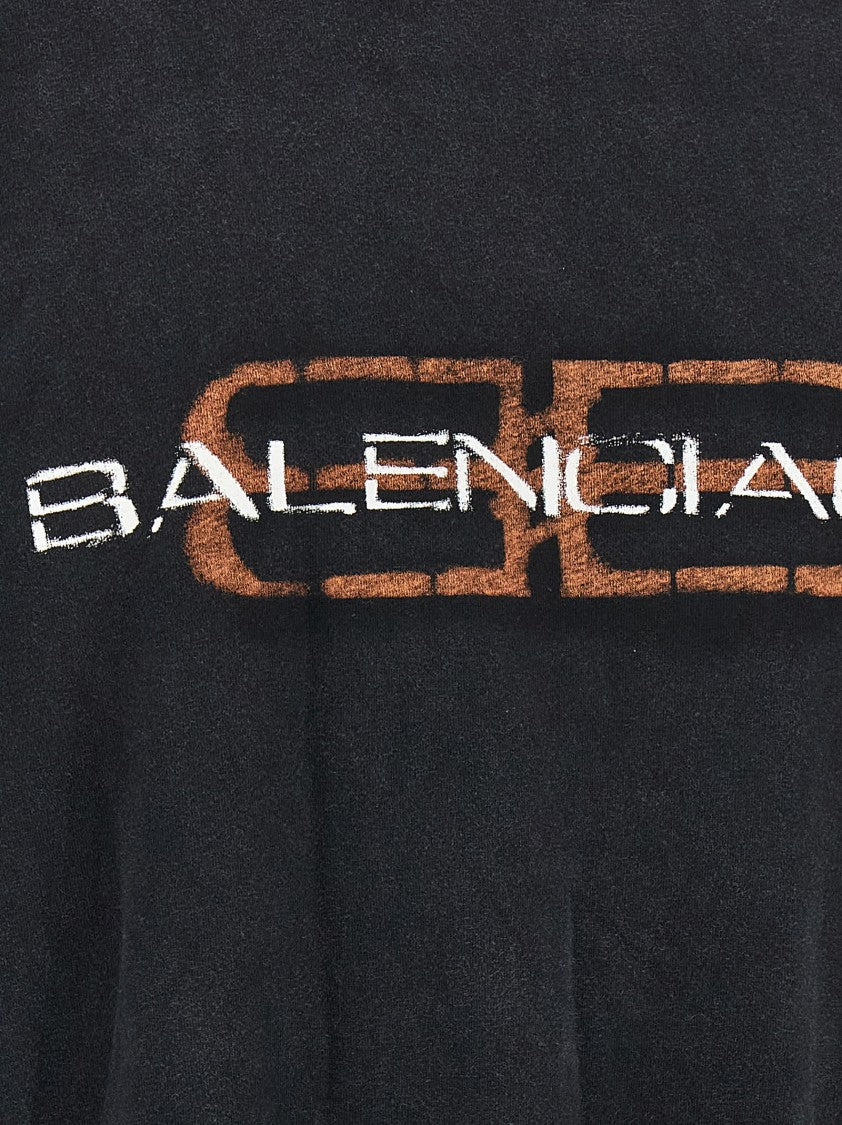 Balenciaga Logo Print T-Shirt