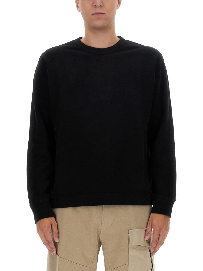 Ten C Black Regular Fit Sweatshirt