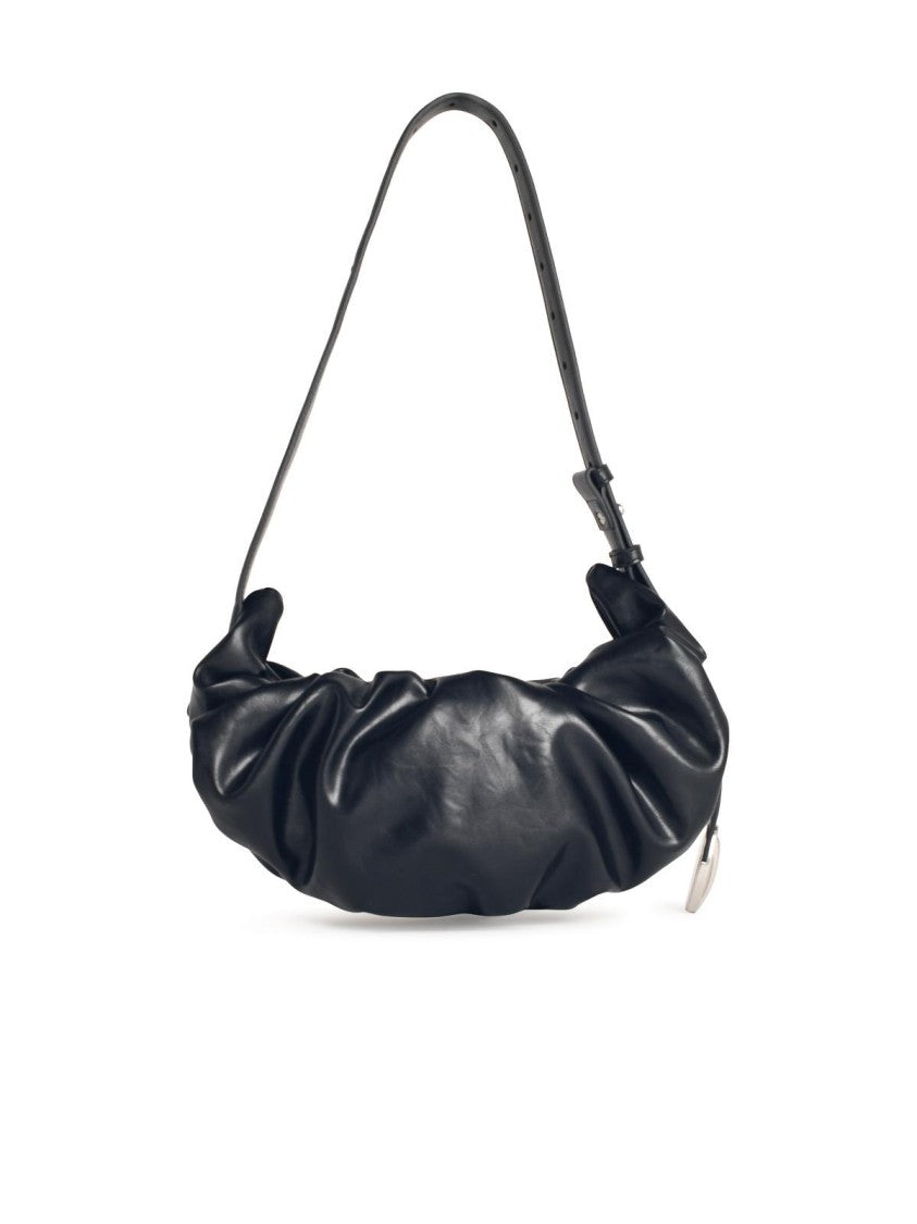 Diesel 'Grab' Black Leather Bag
