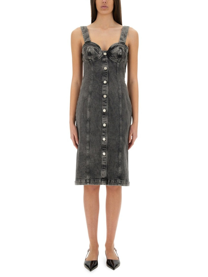 Moschino Denim Midi Dress