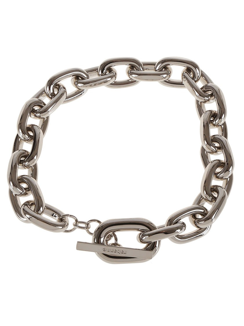 Paco Rabanne Xl Link Necklace With Interwoven Design