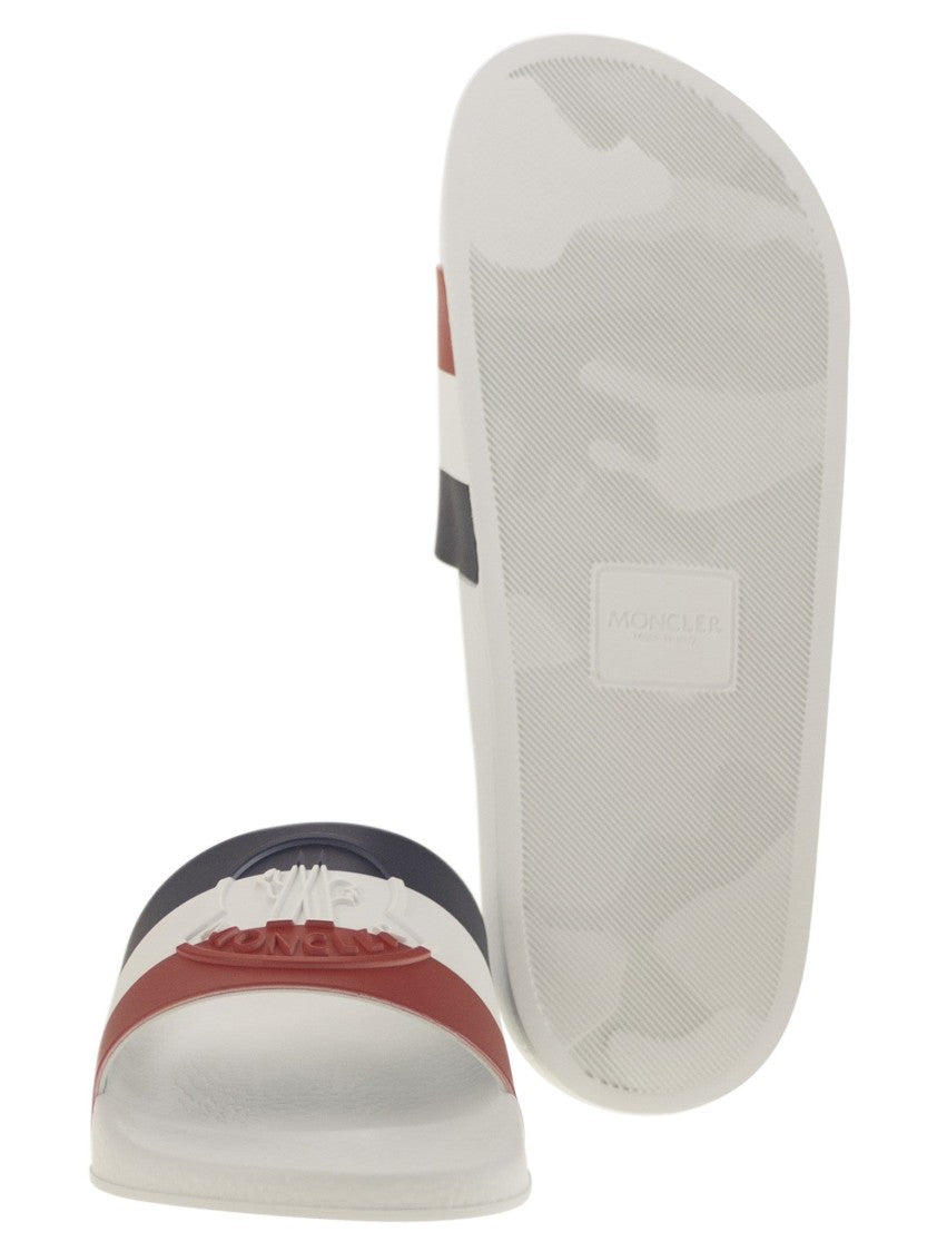 Moncler Basile - Rubber Slides With Logo