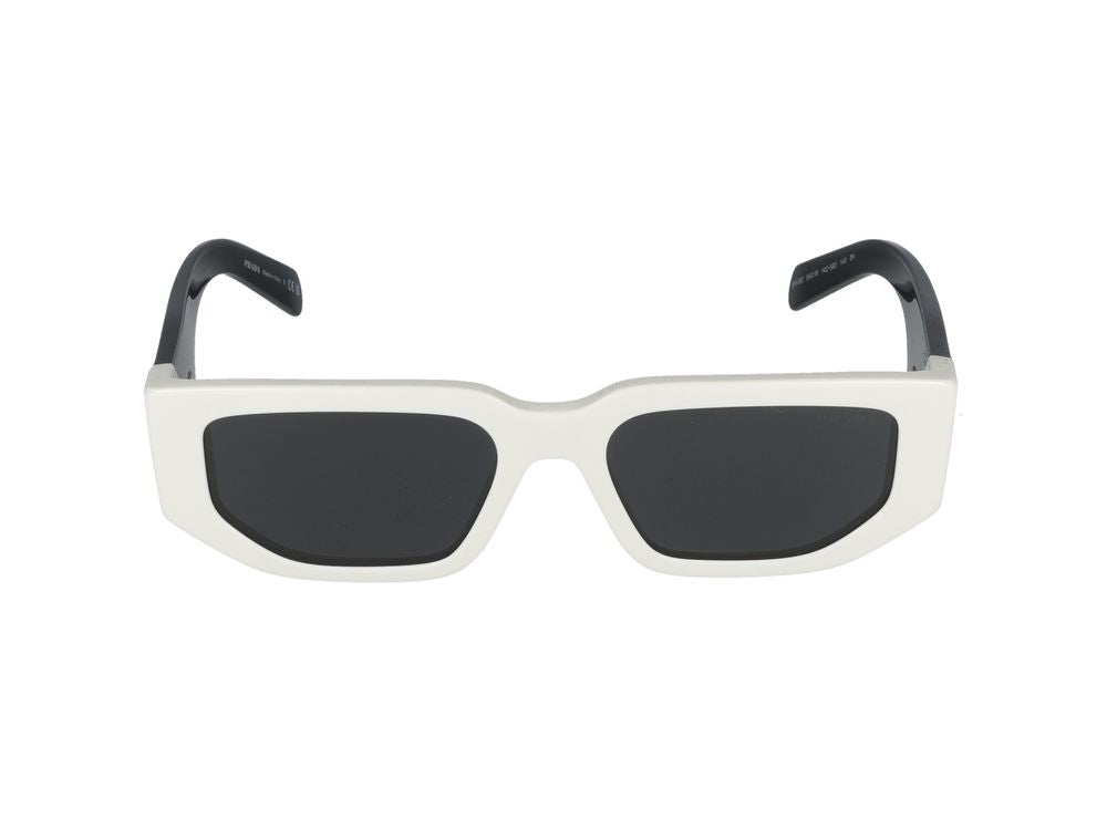 Prada Oversized Rectangular Acetate Sunglasses