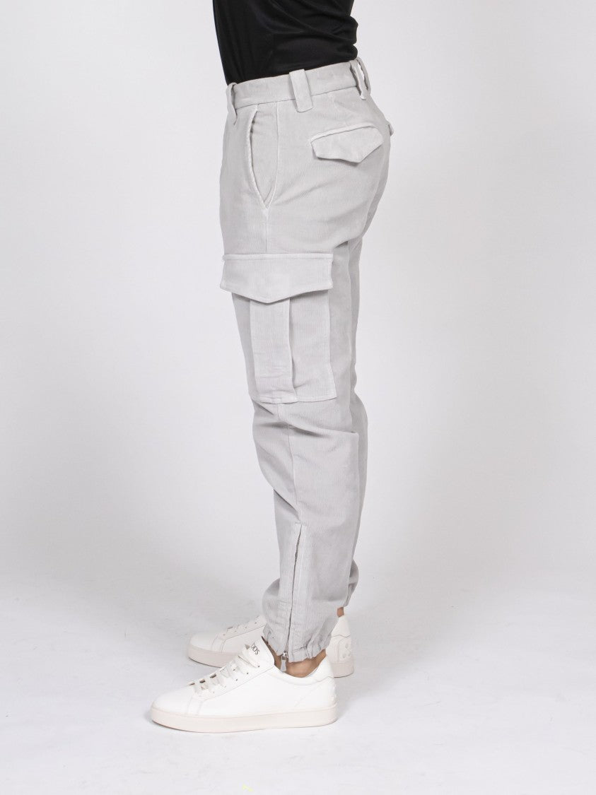 Eleventy Relaxed-Fit Tapered-Cuff Flap-Pocket Cargo Pants