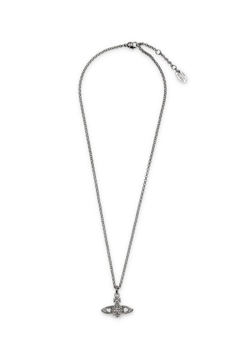Vivienne Westwood Silver Mini Bas Relief Brass Necklace