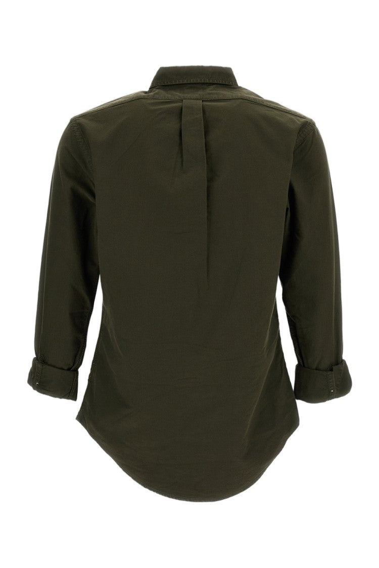 Polo Ralph Lauren Green Cotton Featherweight Mesh Casual Shirt