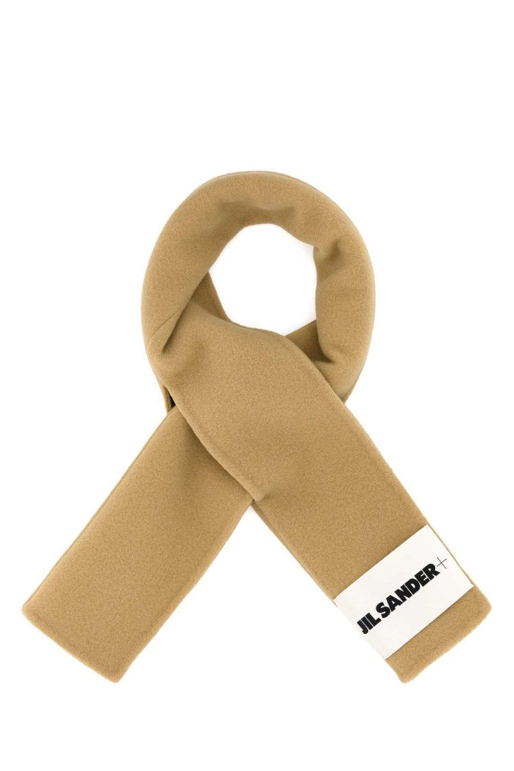 Jil Sander Camel Wool Scarf