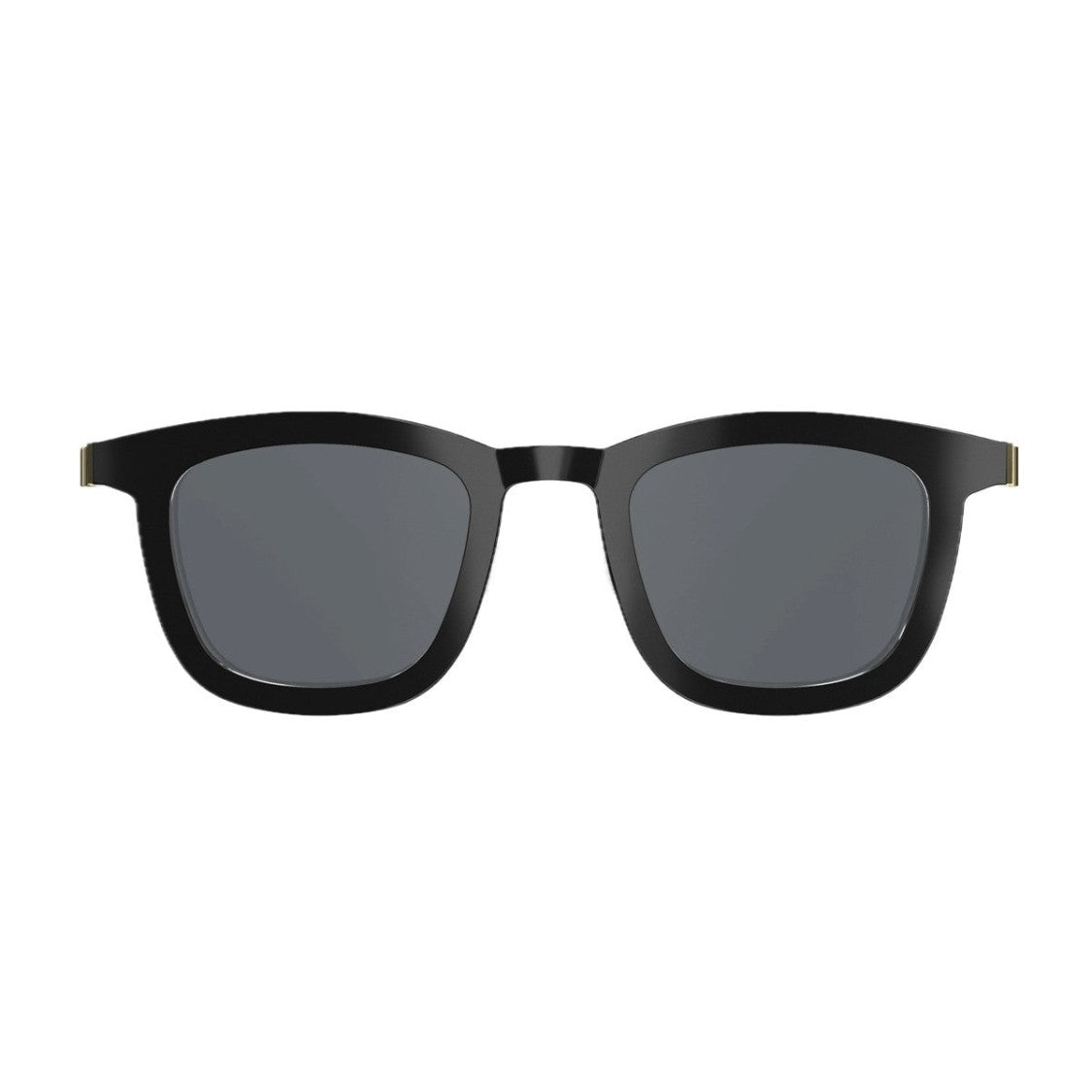 Lindberg Black 85097 Acetate-Blend Square Sunglasses