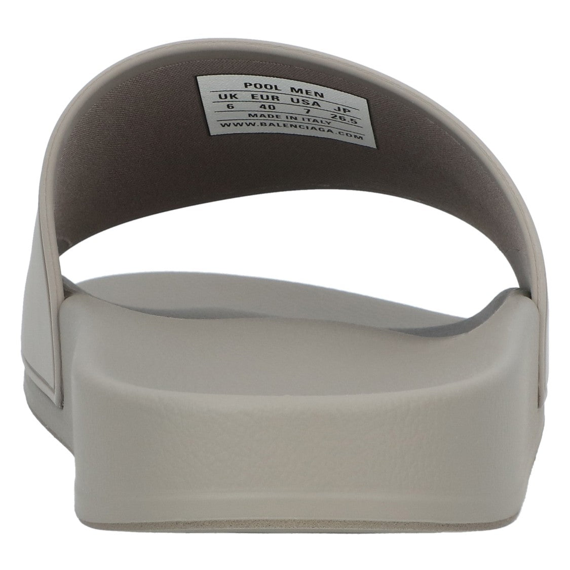 Balenciaga 3D Logo Rubber Pool Slide Sandal