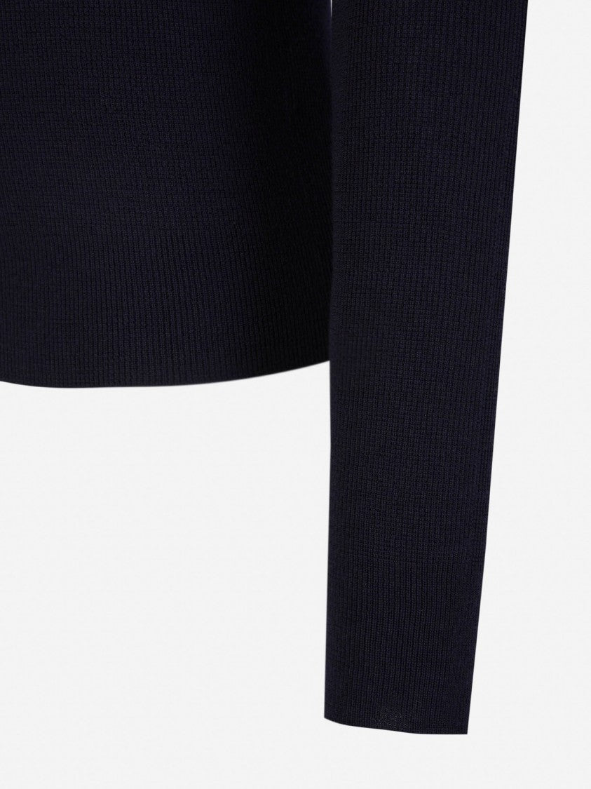 Balmain Shoulder Buttoned Turtleneck