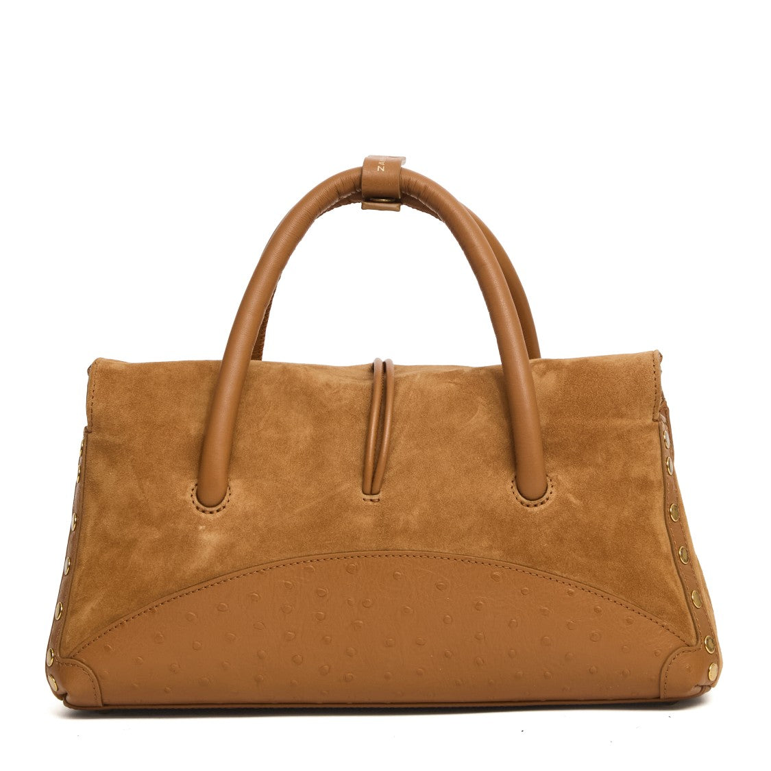 Zanellato Old Ottanio Lamb Suede Small Dotta Shoulder Bag