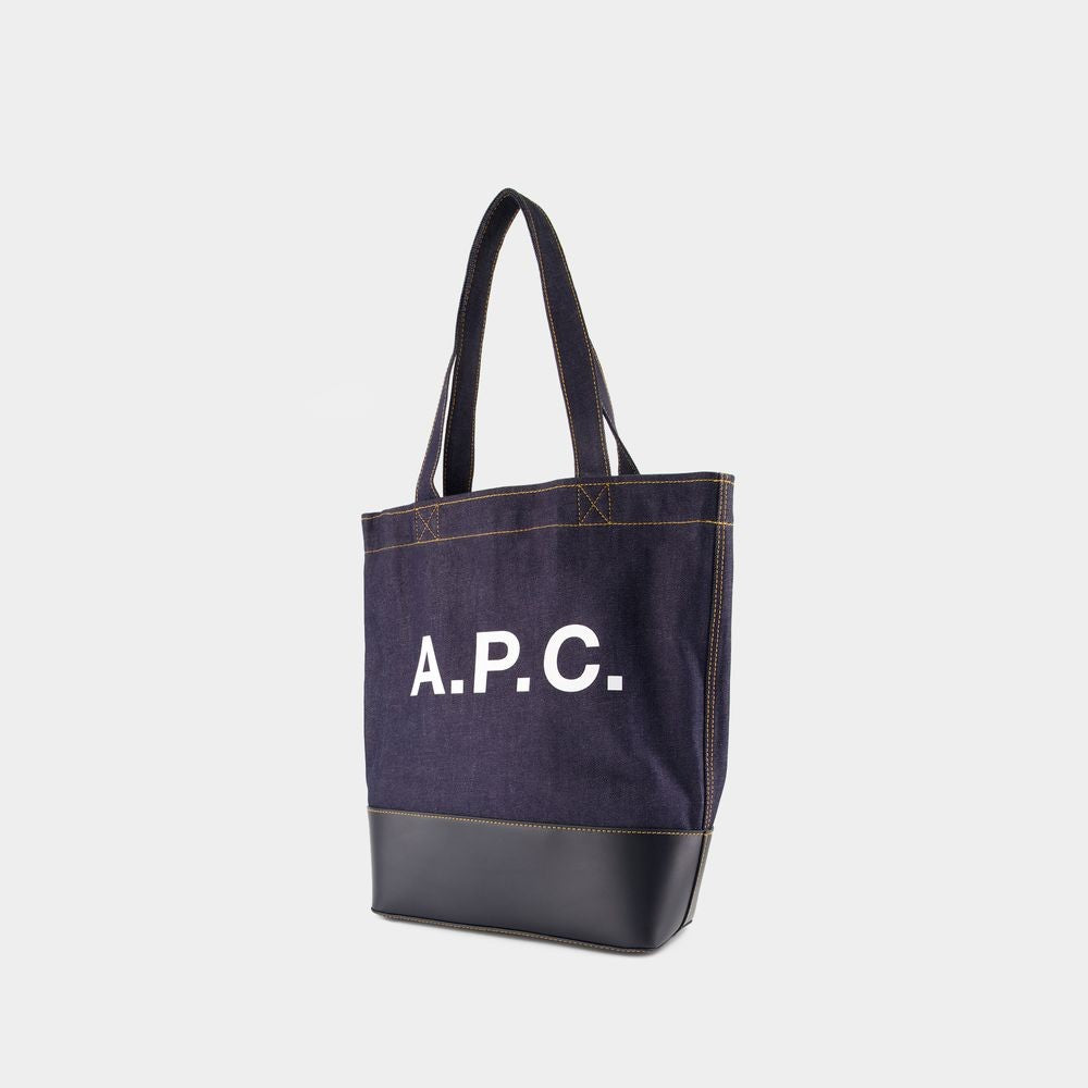 A.P.C. Tote Axel - Cotton - Blue
