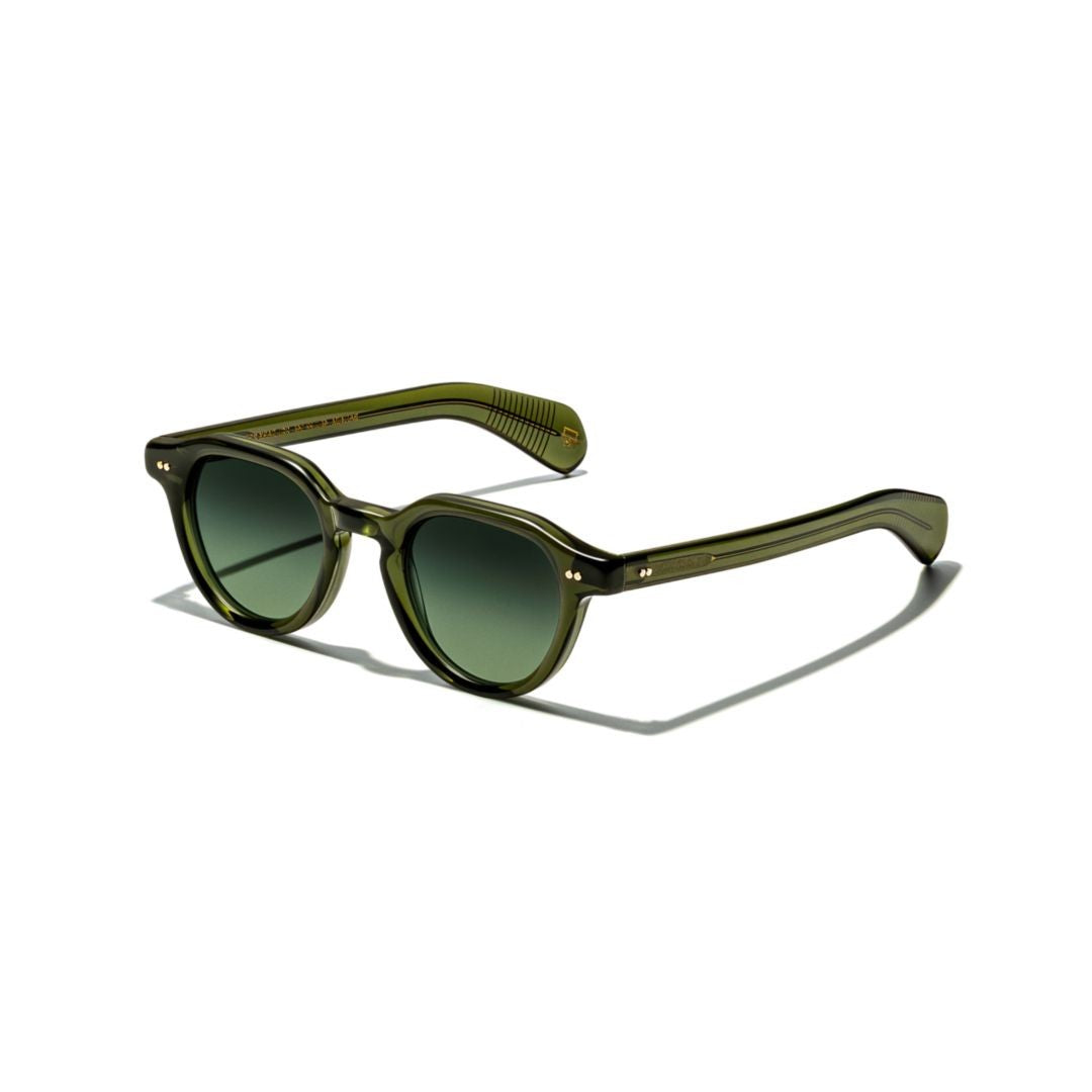 Moscot Or-Bai-S Baitsim Sun Glossy Black Round Frame Sunglasses