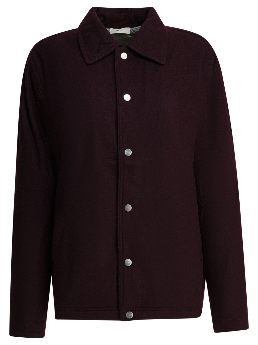 Autry Wool Blend Overshirt Jacket