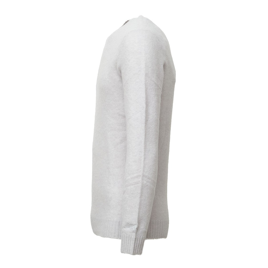 Mc2 Saint Barth Regent Braid Stretch Alpaca Crewneck Sweater
