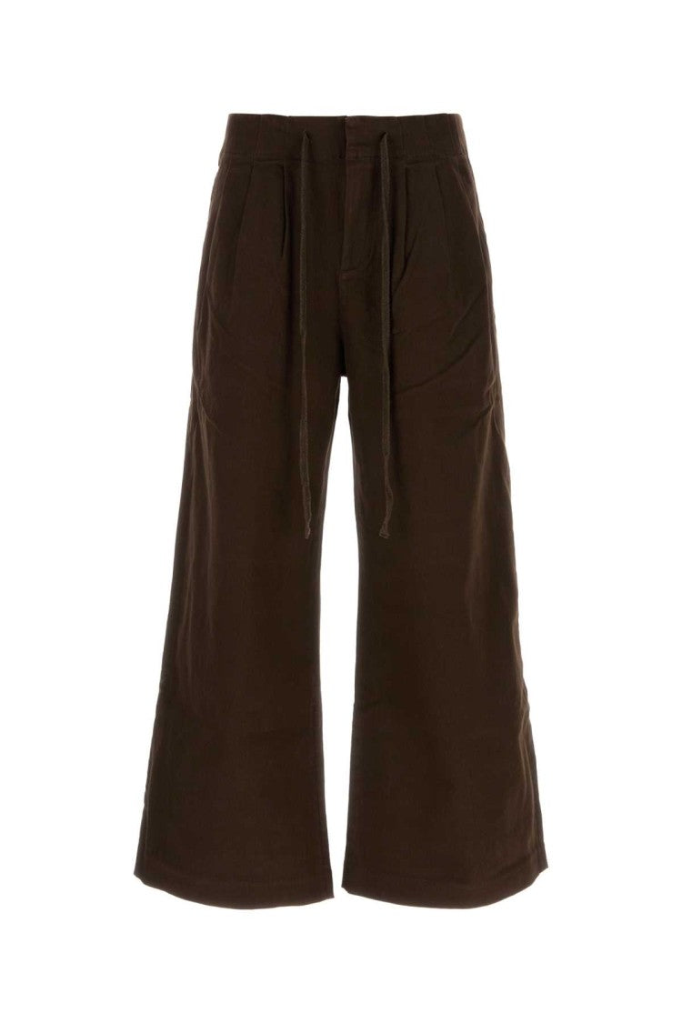 Entire Studios Brown Stretch Cotton Cinch Pant