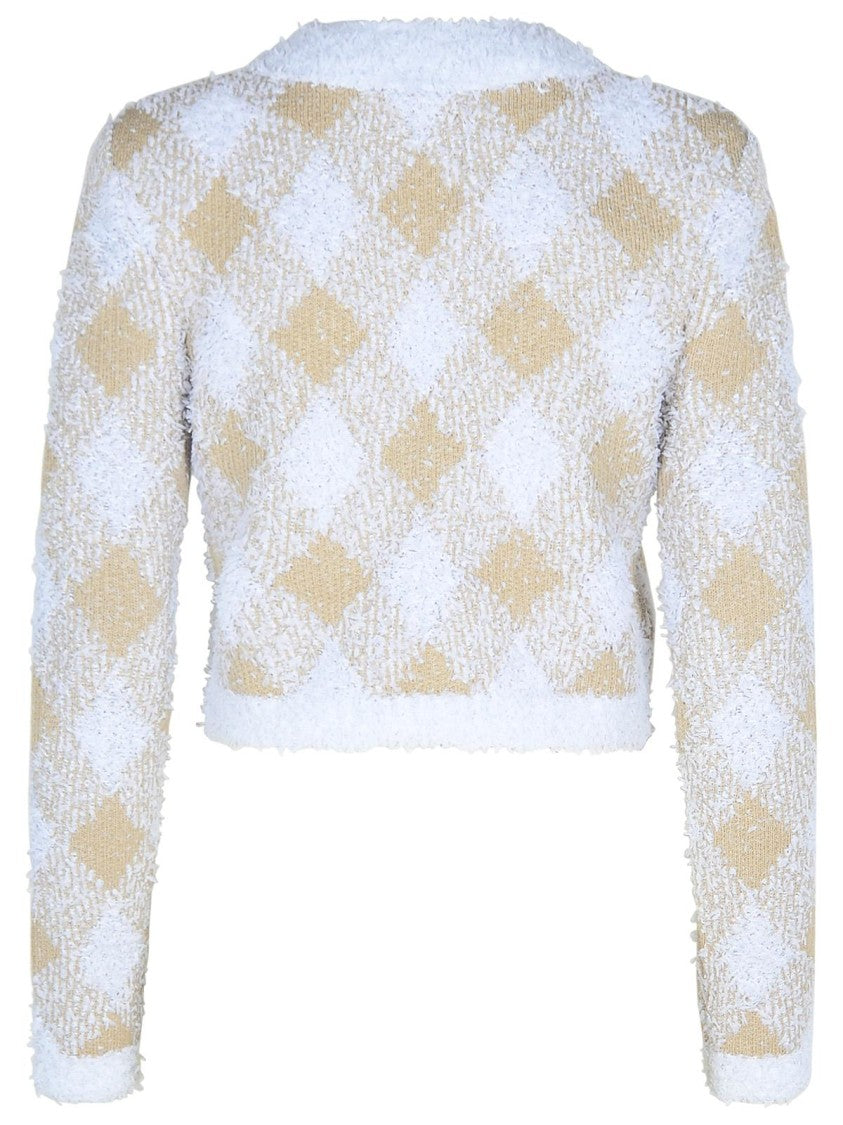 Balmain Beige Polyamide Blend Jacket