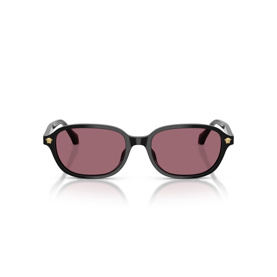 Versace 0Ve4514d Rectangular Black Acetate Sunglasses