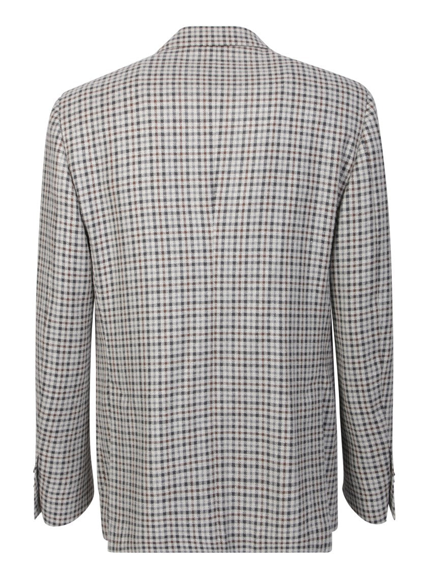 Lardini Beige Single-Breasted Jacket