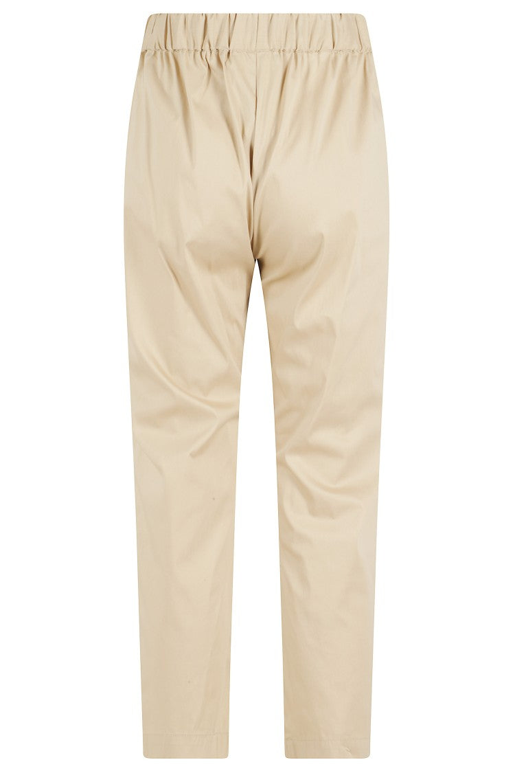Semi Couture Hemp Buddy Elastic-Waistband Drawstring Cotton-Blend Pants