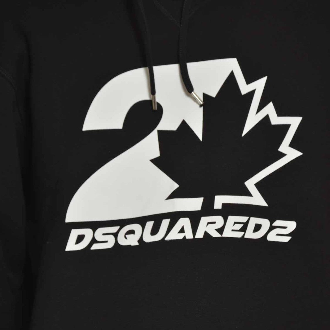 Dsquared2 Black Cotton Cool Fit Hoodie