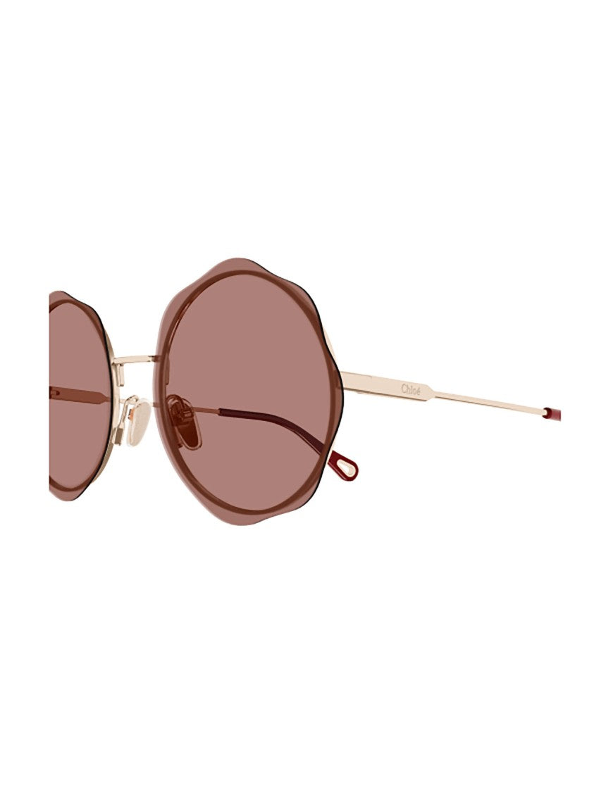 Chloé Oversized Floral-Inspired Chloé Sunglasses