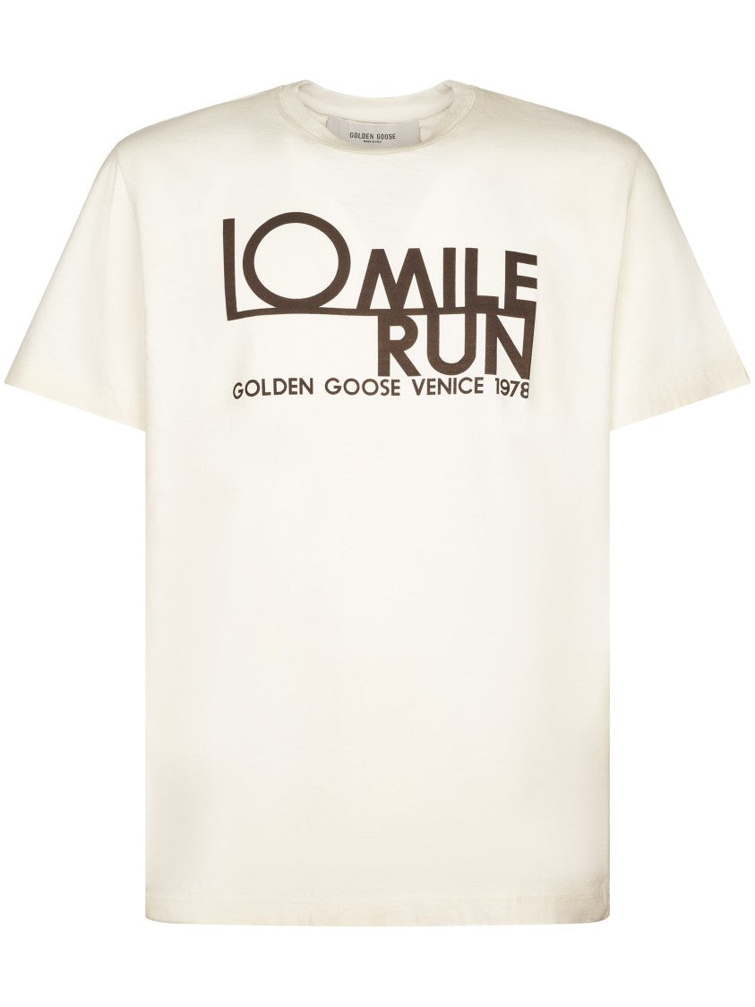 Golden Goose Journey Vintage Printed Cotton T-Shirt