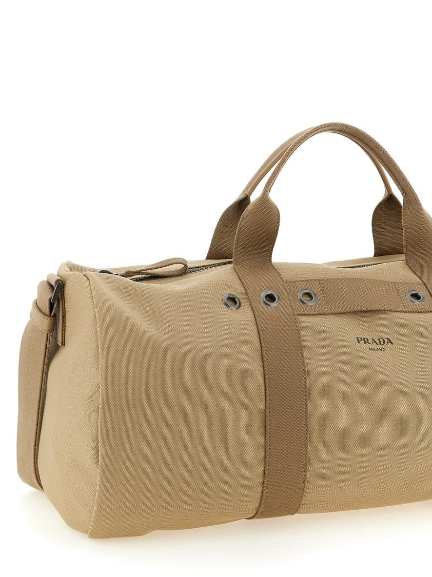 Prada Canvas Travel Bag