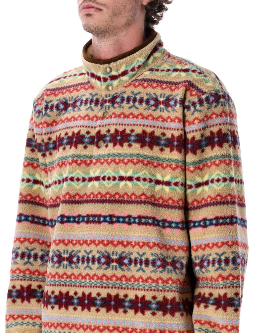 Polo Ralph Lauren Polo Fleece Pullover With Fair Isle Pattern