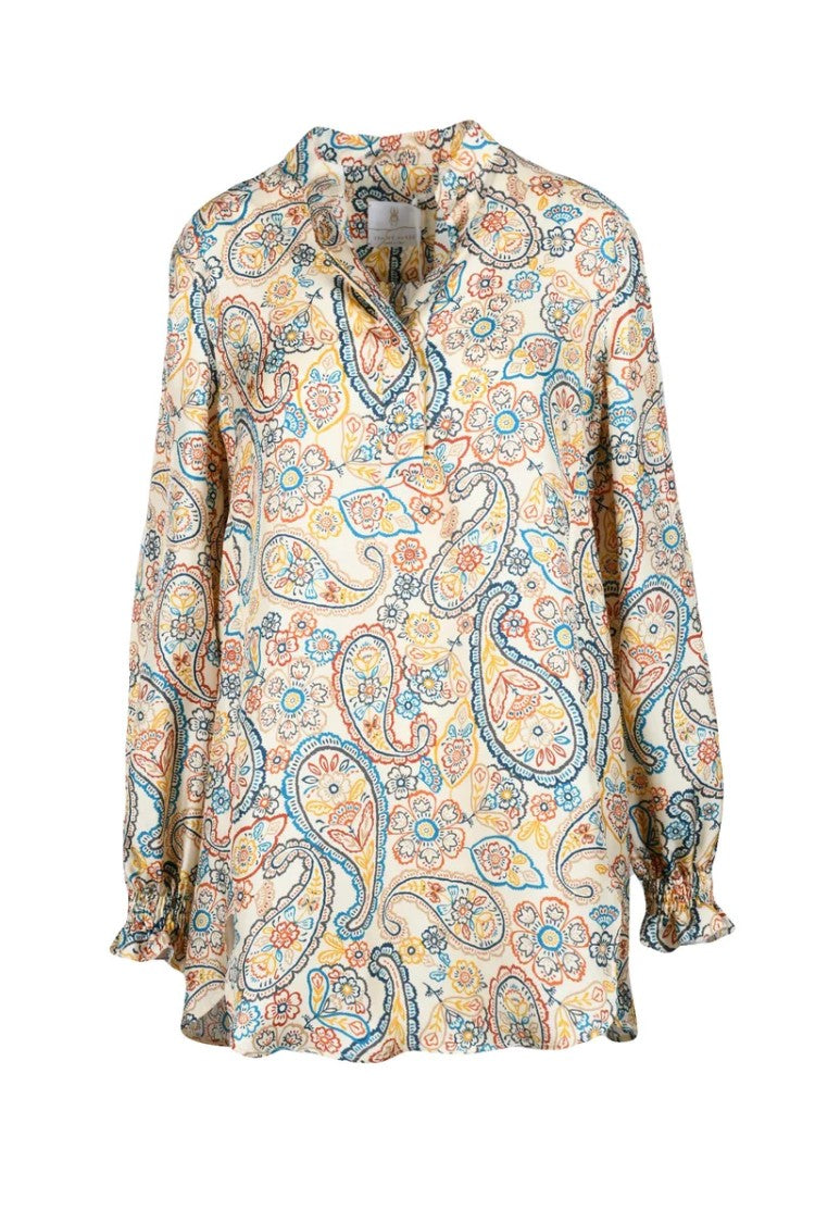 Trame Auree Silk Shirt - White