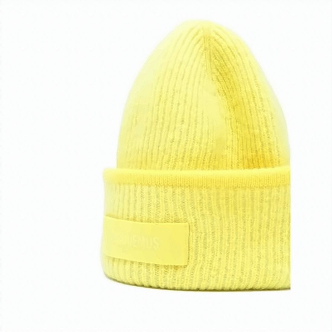 Jacquemus Ribbed Knit Beanie With Folded Cuff