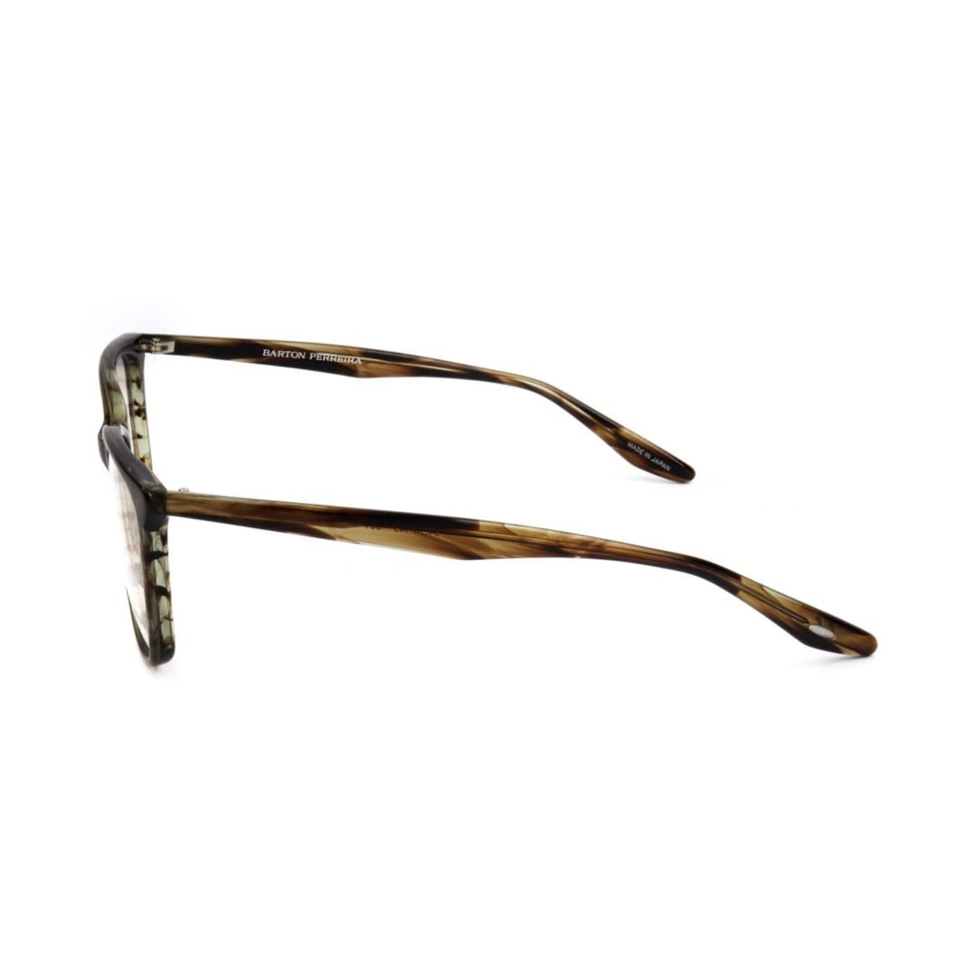 Barton Perreira Bp5049 542Ej Rectangular Tortoiseshell Sunglasses With Subtle Cat-Eye Shape