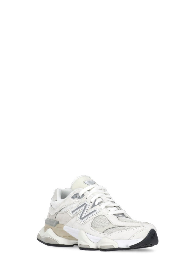 New Balance Ivory 9060 Abzorb Suede-Fabric Sneakers