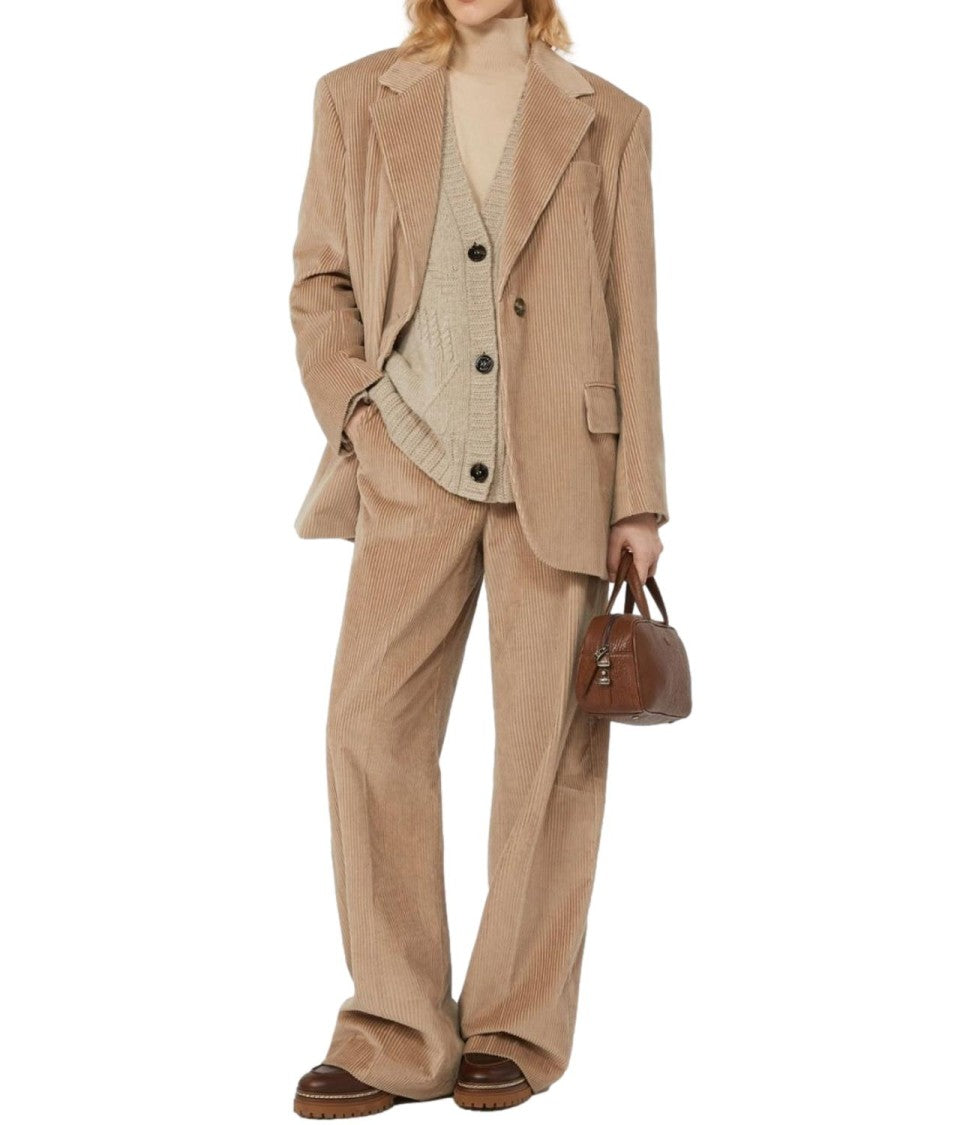 Max Mara Wide-Leg Tania Pants With Clean Front