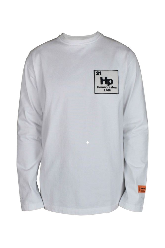 Heron Preston White Cotton Long Sleeve T-Shirt