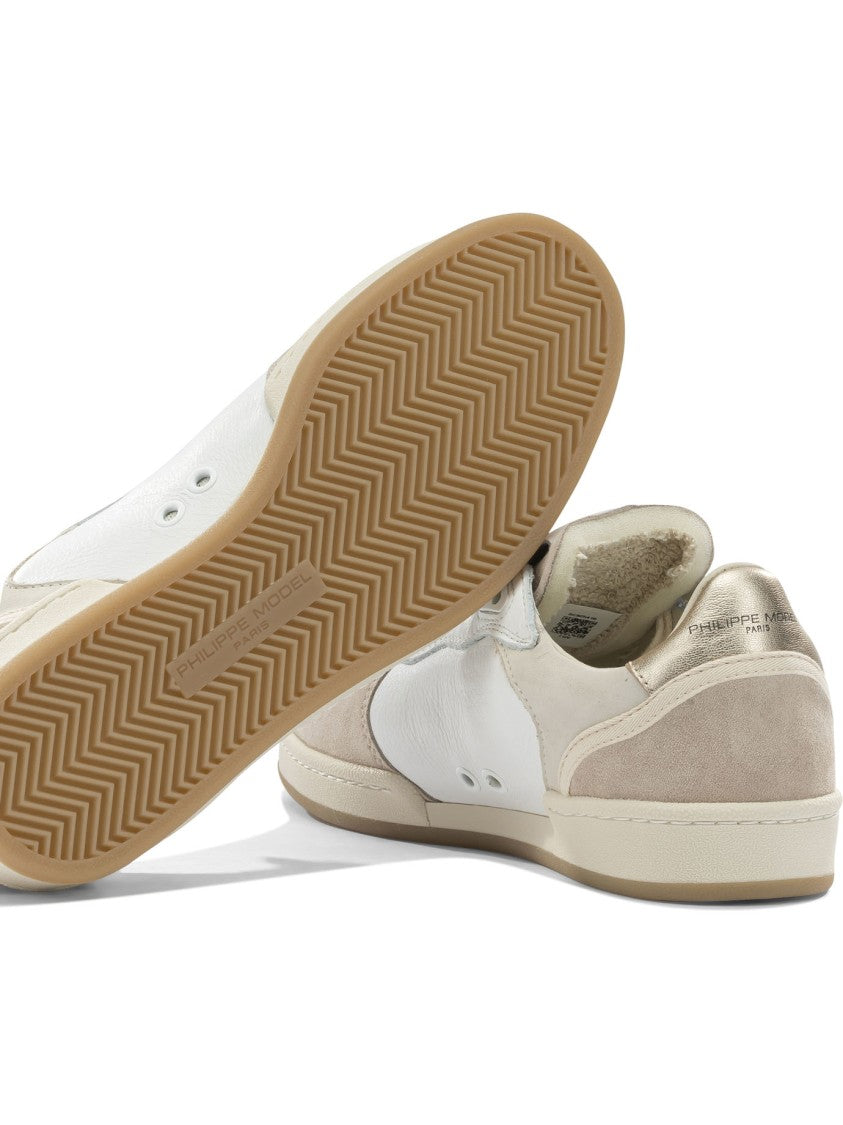 Philippe Model Paris Low-Top Sneakers With Leather
