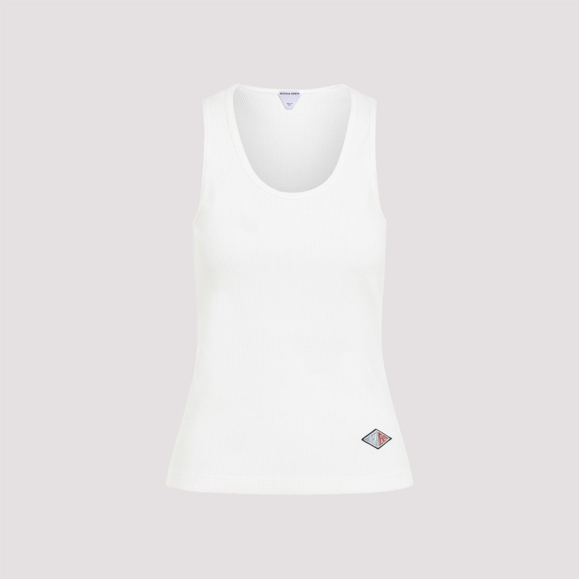 Bottega Veneta White Cotton Tank Top