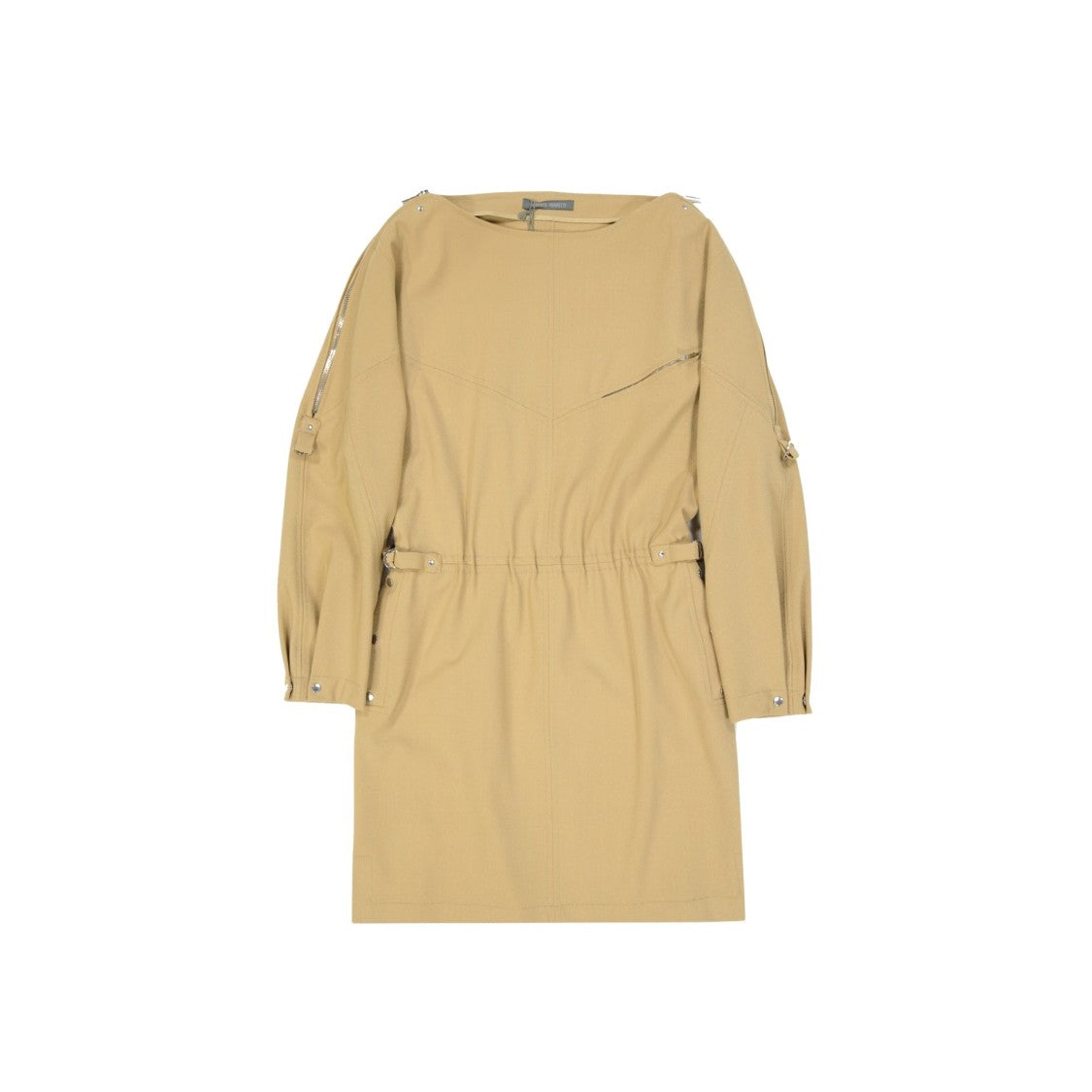 Alberta Ferretti Wool Blend Mini Dress