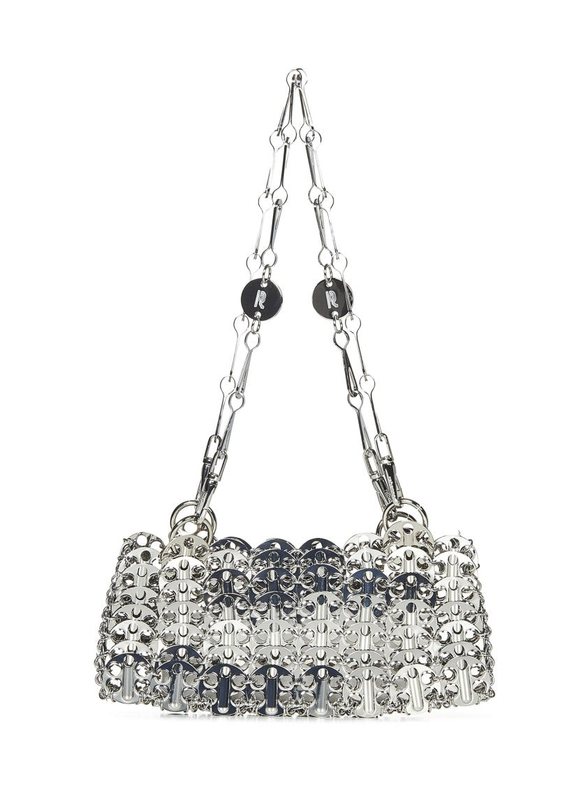 Rabanne Shoulder Bag With Silver Metal Discs