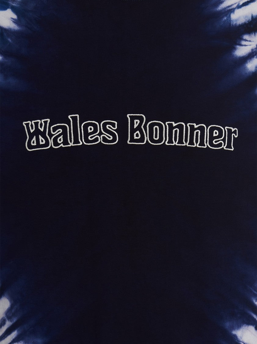 Wales Bonner Logo Embroidery Tie Dye Sweatshirt