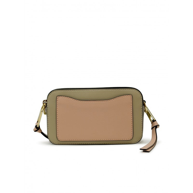 Marc Jacobs Khaki Multi Leather The Snapshot Bag