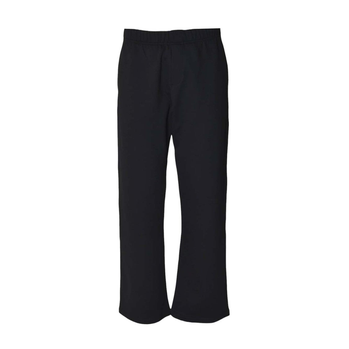 Courrèges Embroidered Black Fleece Tracksuit Pants